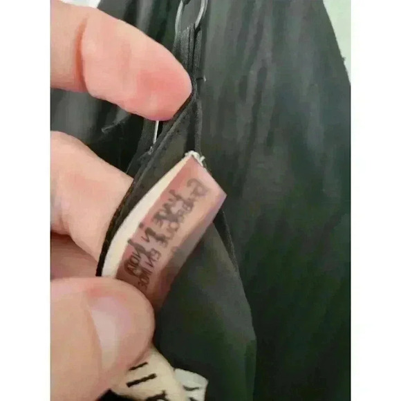 Alice + Olivia Beaded Sequin Mesh Overlay Straight Leg Jumpsuit Black Size 0 - Picture 2 of 8